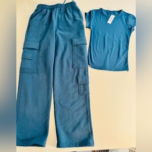 GARAGE NEW WITH TAGS
Matching Cargo Pants and T-Shirt Set